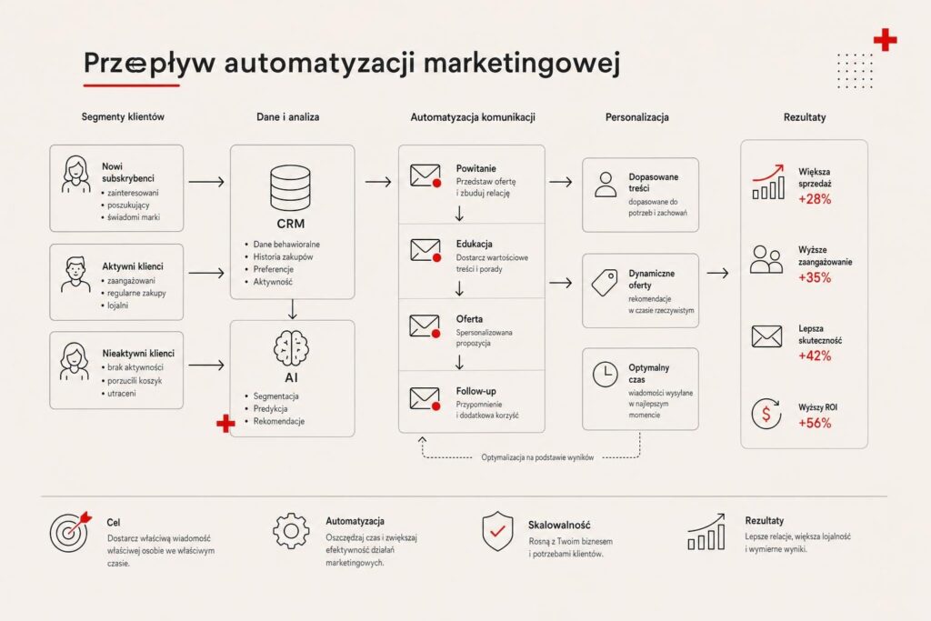 Automatyzacja kampanii e-mail marketingowej z personalizacją dla różnych segmentów klientów