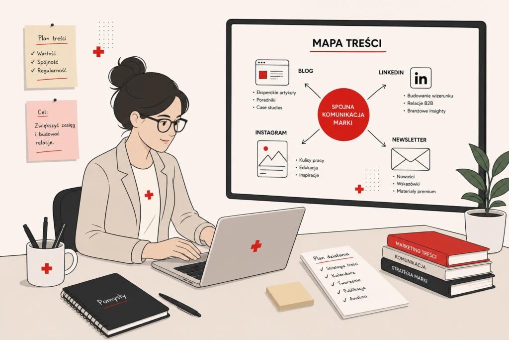 Tworzenie treści blogowych i postów social media na bazie jednego klastra tematycznego