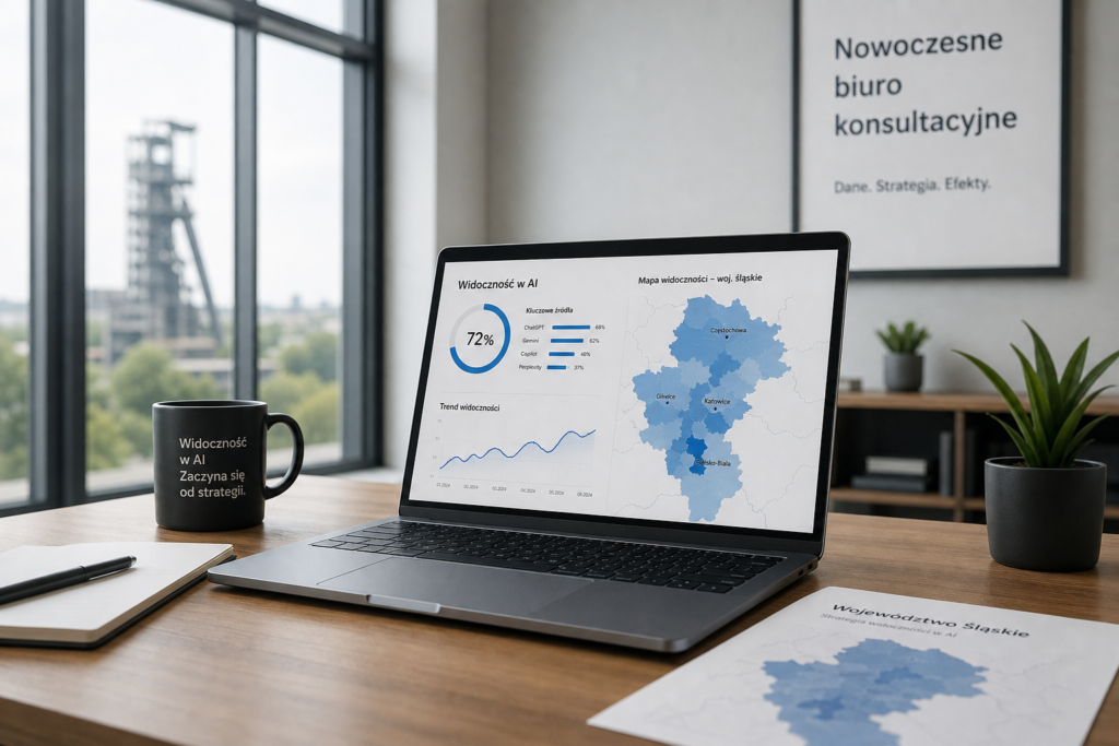 Konsultacja nad strategią widoczności AI i GEO dla firmy z województwa śląskiego