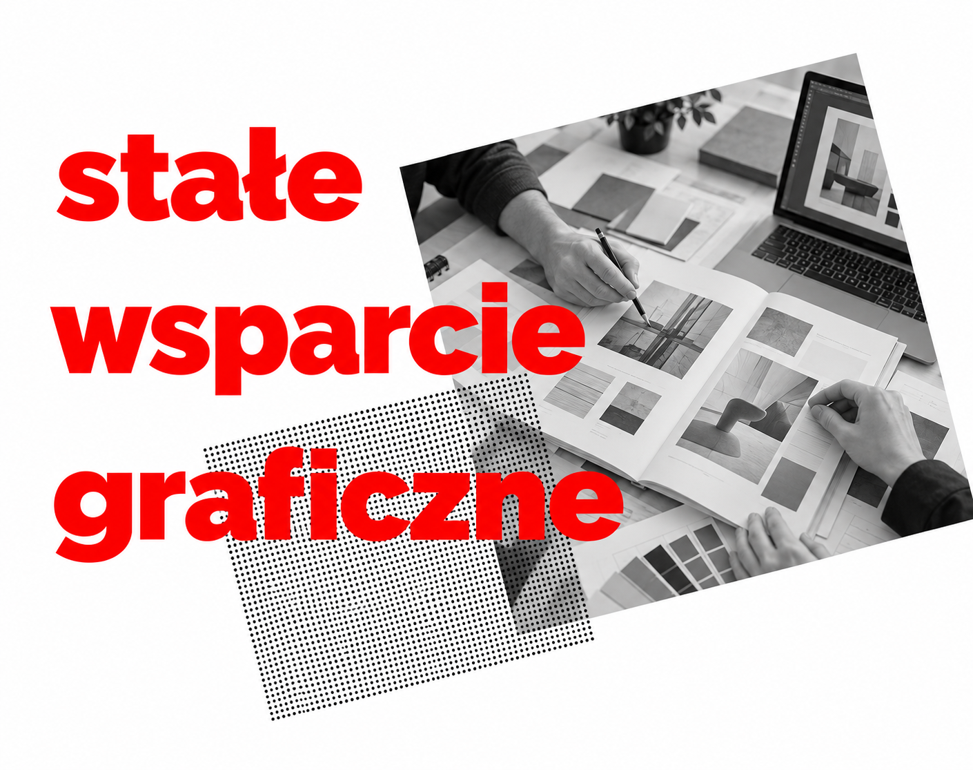Stałe wsparcie graficzne — projekty i aktualizacje materiałów firmowych